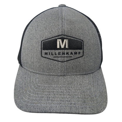 Millenkamp Snapback Mesh Back Trucker Hat Gray One Size Pacific Headwear
