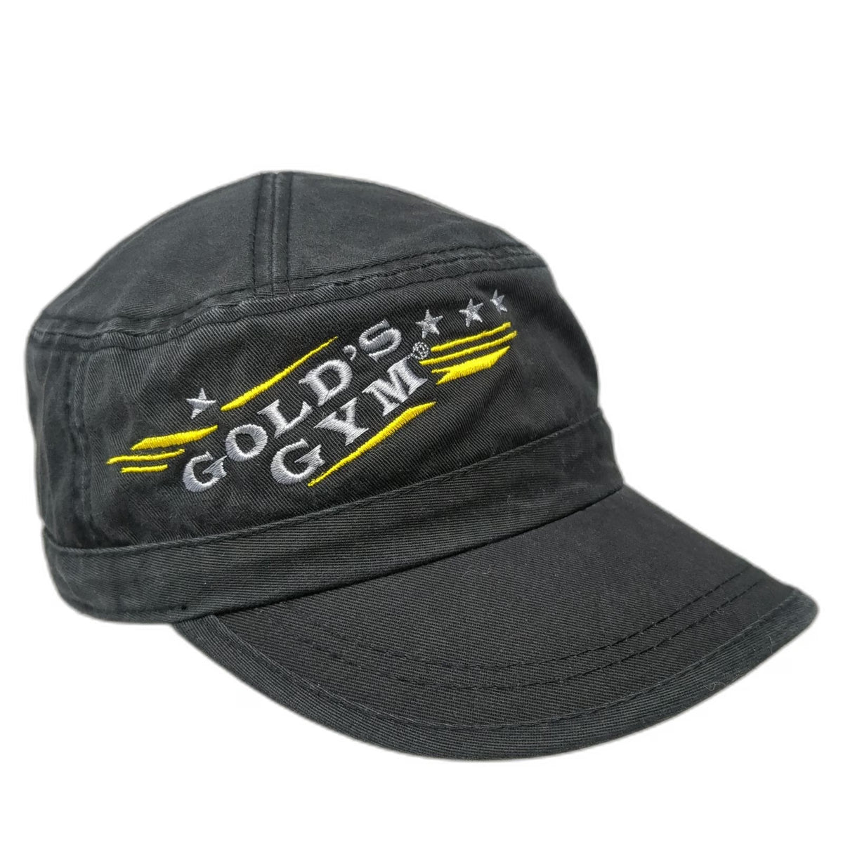 Alternative Army Cap Black One Size Gold's Gym Workout Fitness Hat Strapback