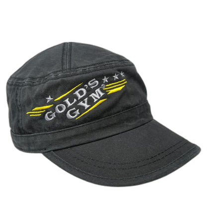 Alternative Army Cap Black One Size Gold's Gym Workout Fitness Hat Strapback