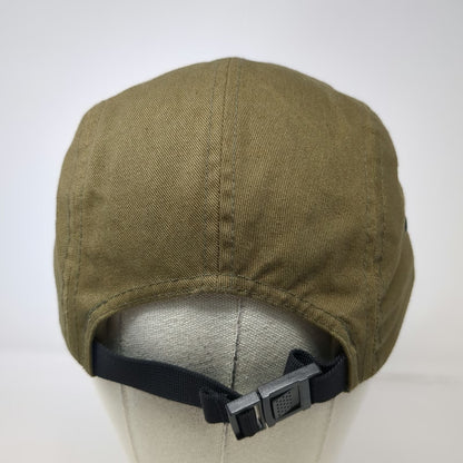 Yupoong 5 Panel Green One Size Hat Radio Boise Embroidered Strapback Cotton Cap