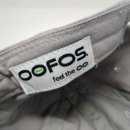 Pukka OOFOS Baseball Cap Gray One Size Adjustable Embroidered Logo Cotton Hat