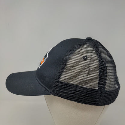 Tenacious Ergodyne Work Gear Men's Snapback Mesh Back Hat Black Embroidered Logo