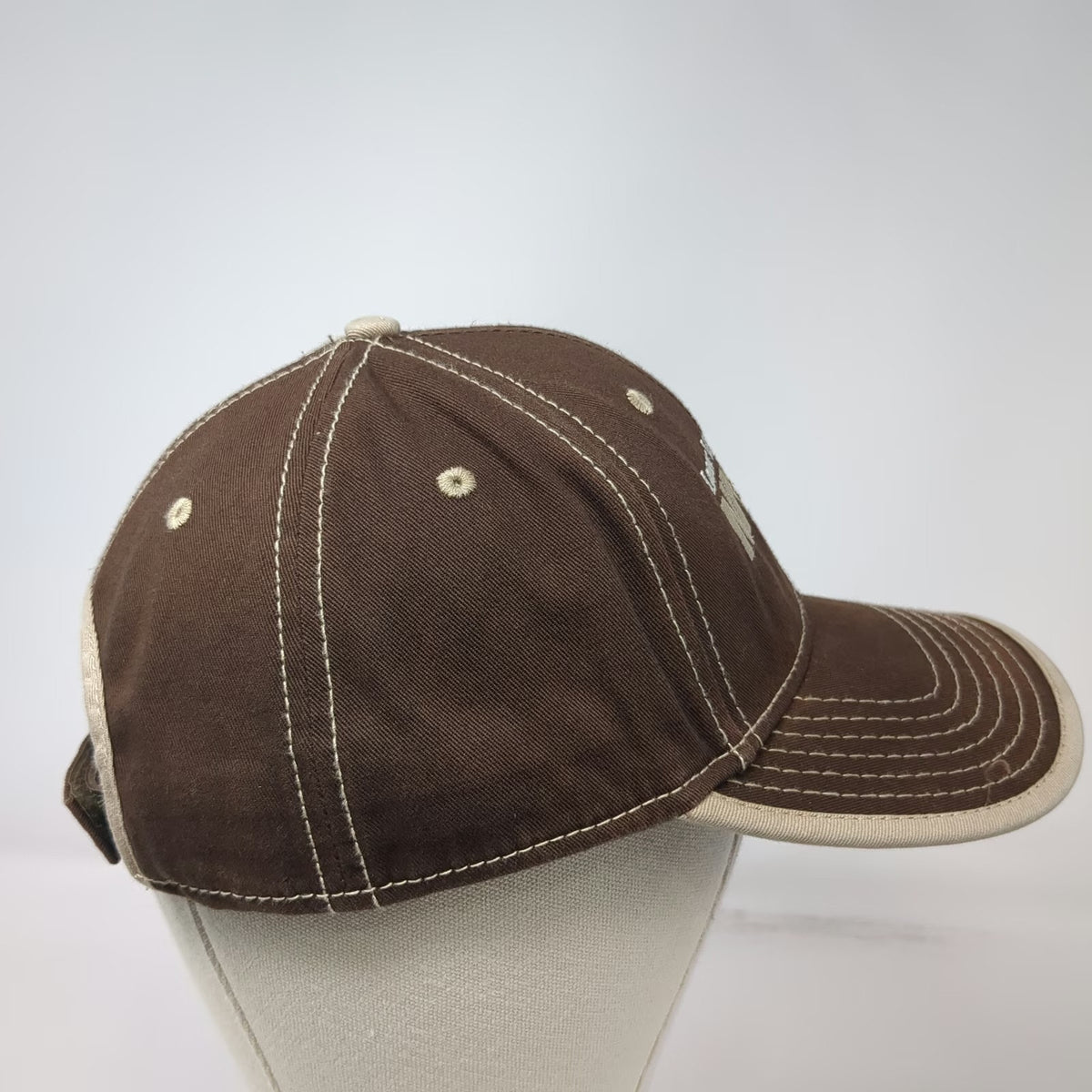 Otto Baseball Cap Brown One Size Lower Valley Machine Shop Strapback Hat