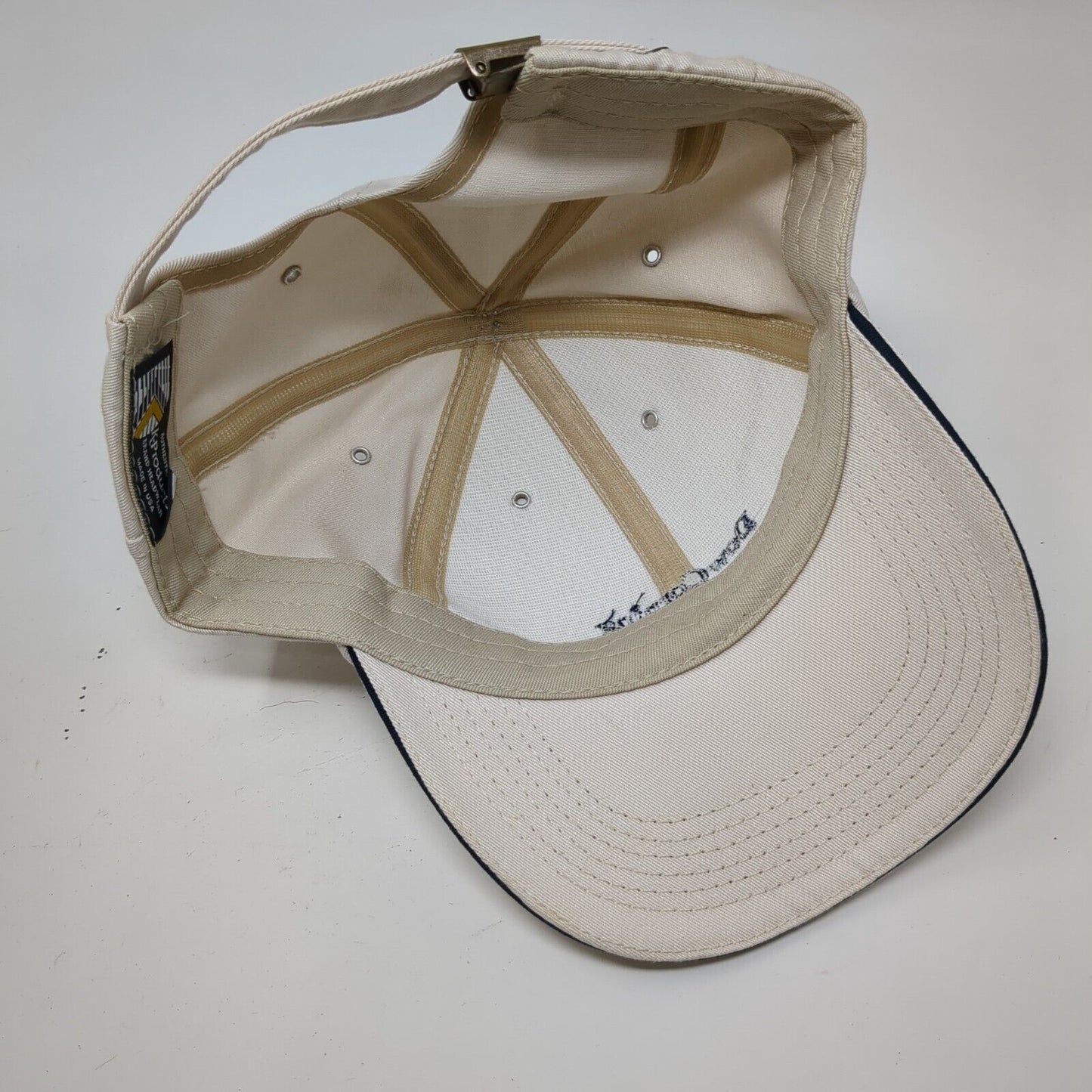 Dow Corning Slideback Hat Tan OSFA Adjustable Embroidered 6 Panel K-Products