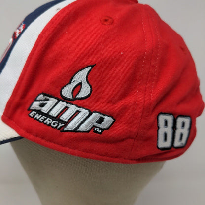 NASCAR National Guard AMP Energy Strapback Hat Red White Blue Adjustable #88