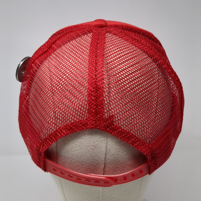 Ninkasi Brewing Oregon Eugene Snapback Trucker Hat Red Mesh Rope Otto Adjustable