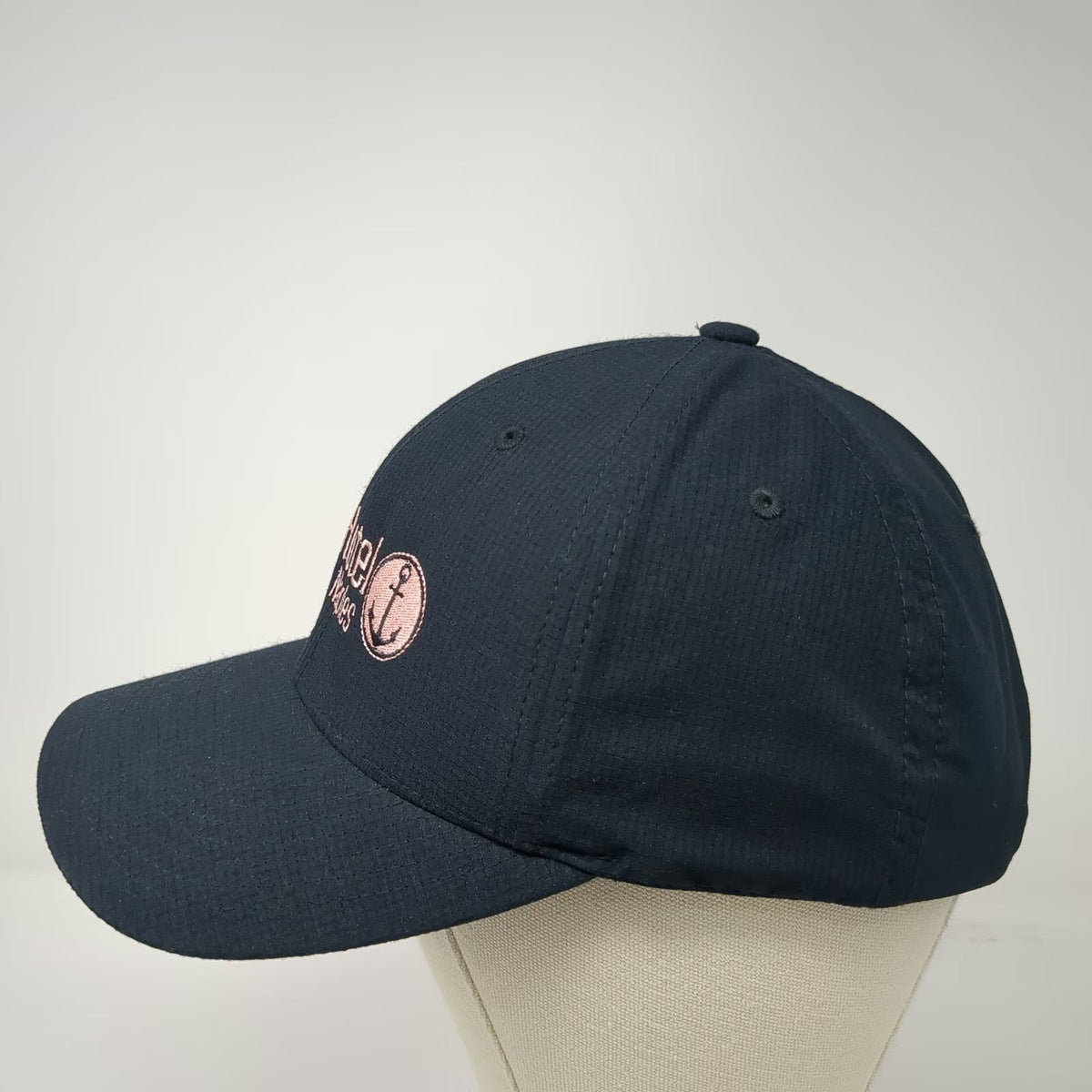 Port Authority Snapback Black One Size Hat Perry Hotel Naples Anchor Polyester