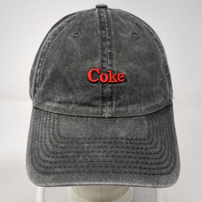 American Needle Baseball Cap Gray One Size Coke Coca-Cola Slideback Cotton Hat