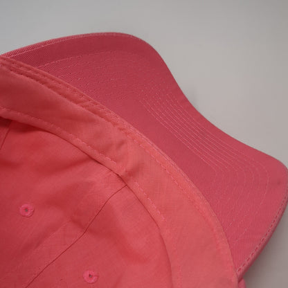 Paw Print Strapback Baseball Cap Pink One Size Adjustable 6 Panel Jen's Idea