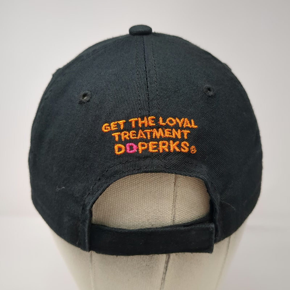 Dunkin DNKN Its Time To Make The Coffee Black Baseball Cap One Size Strapback