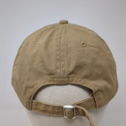 Divided by H&M Slideback Hat Tan One Size Adjustable Vented Holes 6 Panel Blank