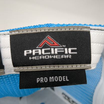 CL Fitted Mesh Back Trucker Hat Multi 7 3/8-8 Colorblock Pacific Headwear