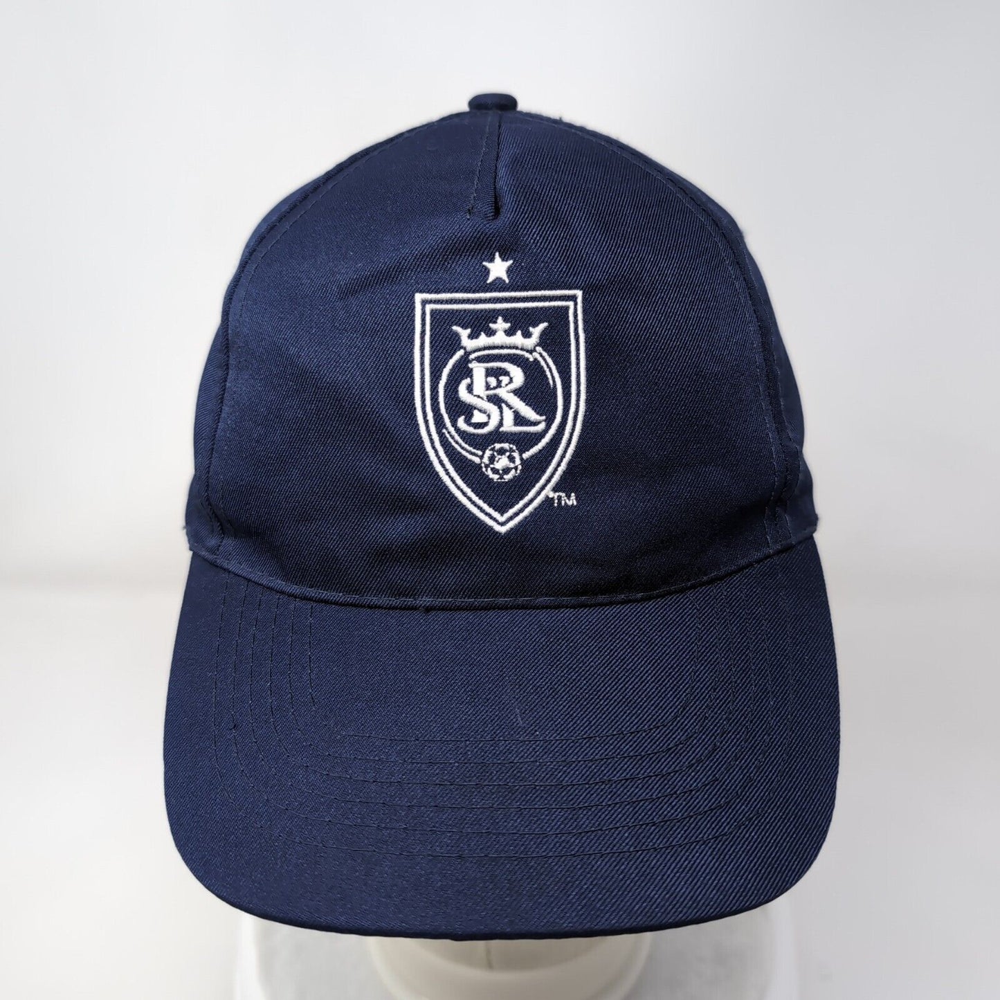 SRL Cache Valley Creamery Strapback Hat Blue OS Adjustable Embroidered Hit Wear