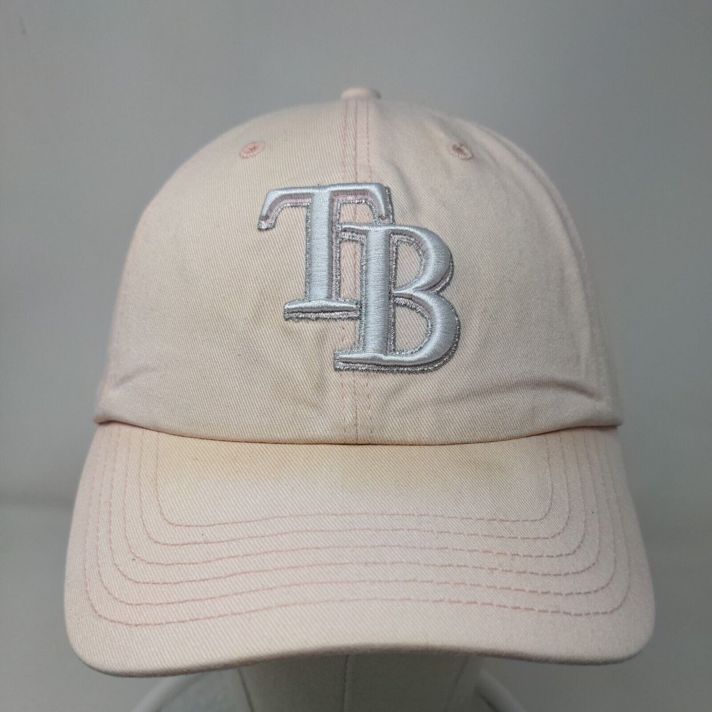 Fan Favorite Women's Slideback Hat Pink OSFA Tampa Bay Rays Embroidered Logo