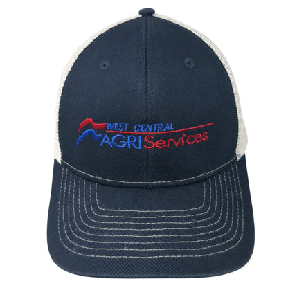 West Central Agri Services Mesh Back Trucker Hat Blue One Size Paramount