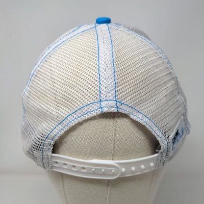 Lifetime Cycle Snapback Trucker Hat Blue One Size Mesh Back ADJ 3Sixty Flex