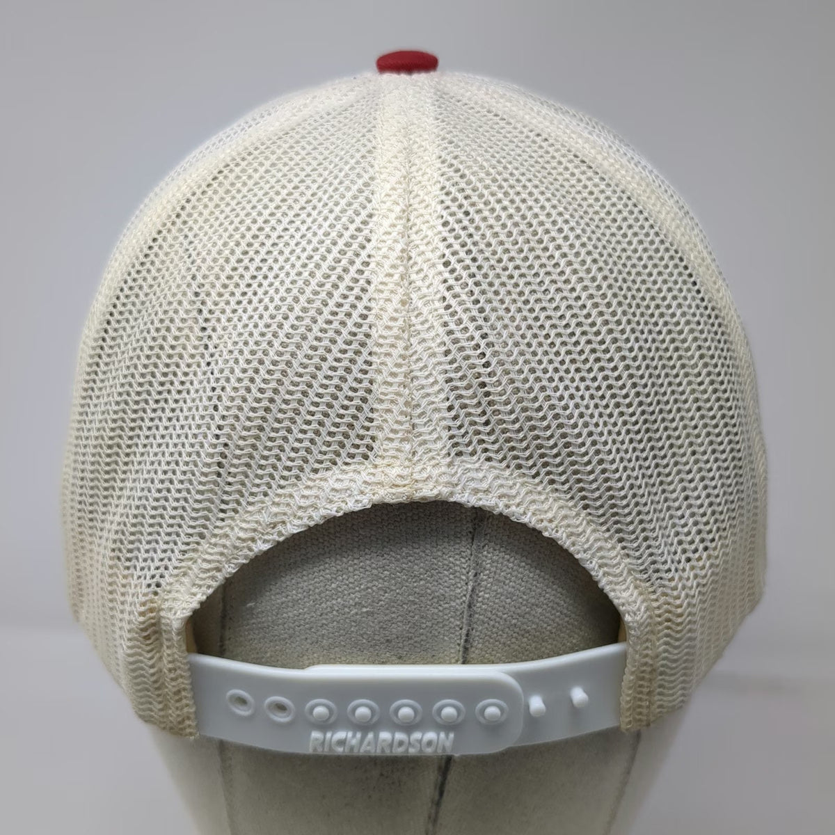 Richardson Trucker Hat Blue Red White OSFM Proletariat Wine Company Mesh Back