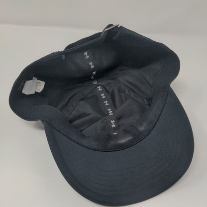 Under Armour Women's Slideback Hat Black OSFA Adjustable Embroidered 6 Panel