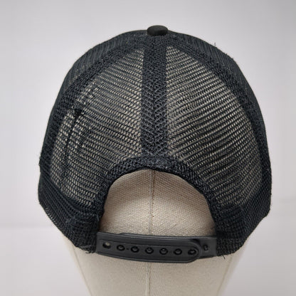 Brick 29 Snapback Trucker Hat Black OSFA Mesh Back Solid Embroidered