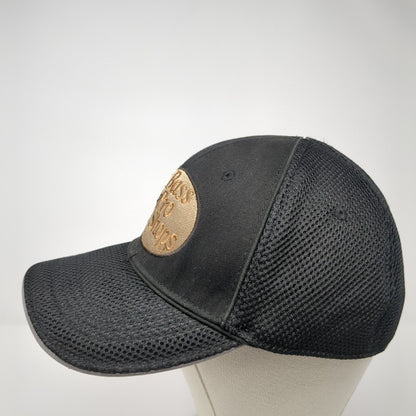 Bass Pro Shops Fitted Trucker Hat Black One Size Proflex Mesh Back Outdoor Cap