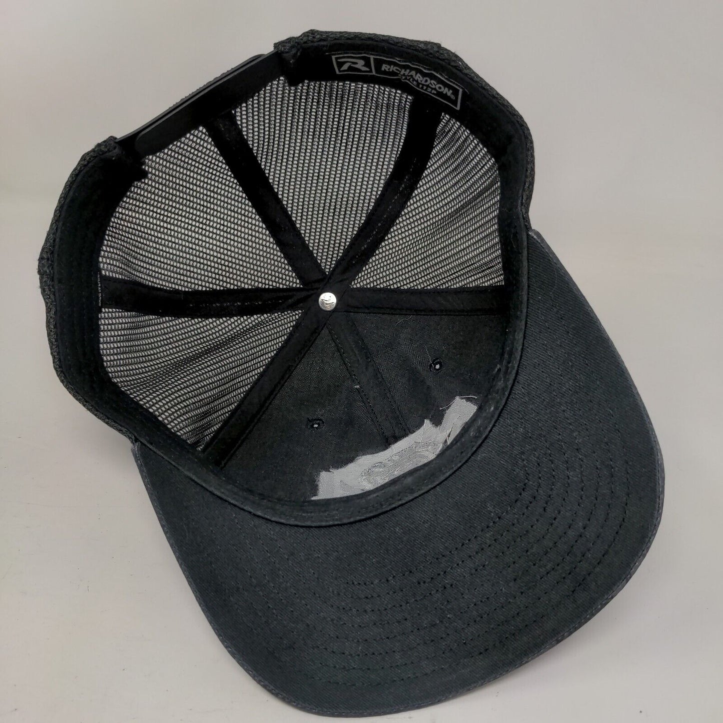 504 Snapback Mesh Back Trucker Hat Multi One Size Embroidered Richardson