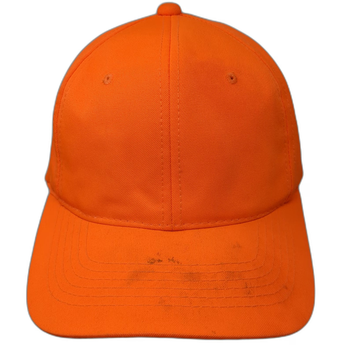 Outdoor Cap Snapback Orange OSFM Green Underbrim Blank Structured 6 Panel Hat