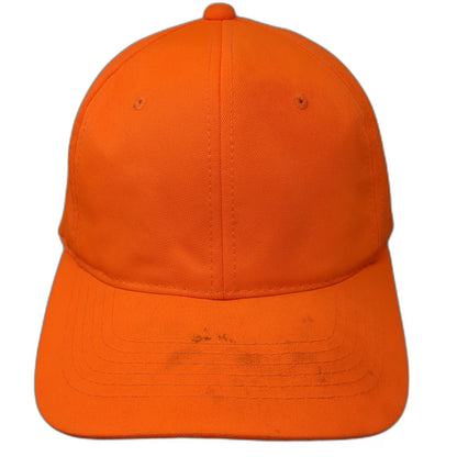 Outdoor Cap Snapback Orange OSFM Green Underbrim Blank Structured 6 Panel Hat