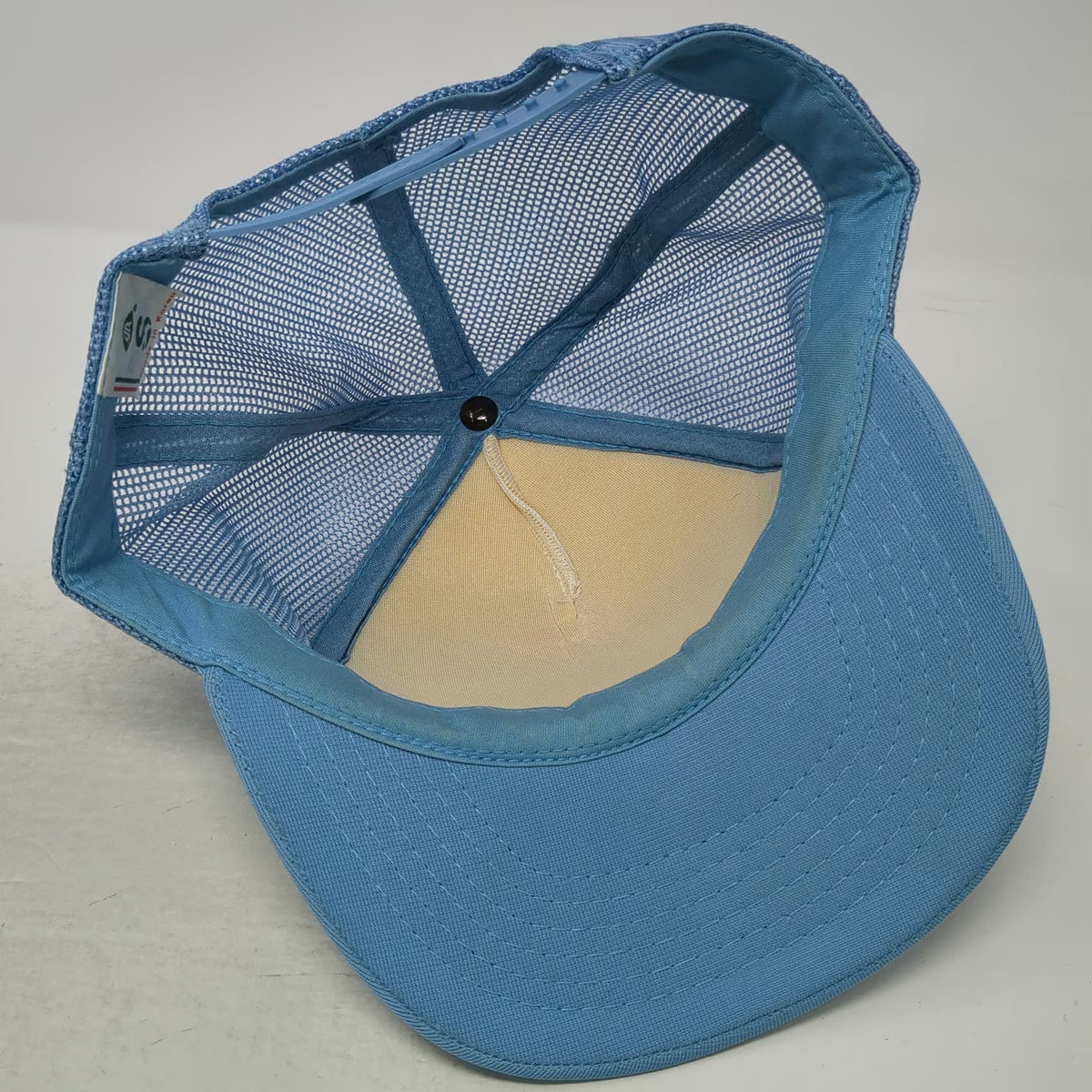 Trucker Hat Blue One Size Myrtle Beach Sailboat Snapback Mesh Foam Front Hat