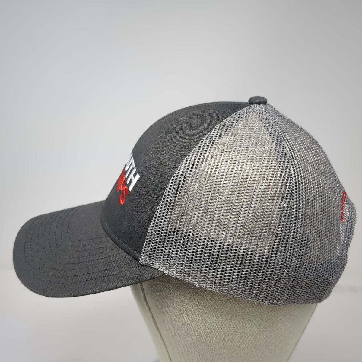 The Game Trucker Hat Gray One Size Mesh Snapback Rodeo Starts Here Youth Camps