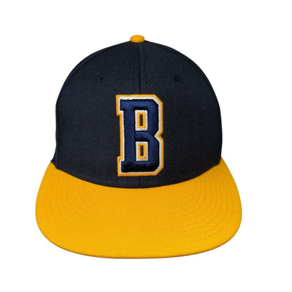 Letter B Fitted Hat Multi 7 1/4 Embroidered Montana Colorblock The Game
