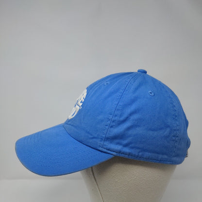 Life is Good Slideback Hat Blue OSFA Adjustable Embroidered 6 Panel Cotton