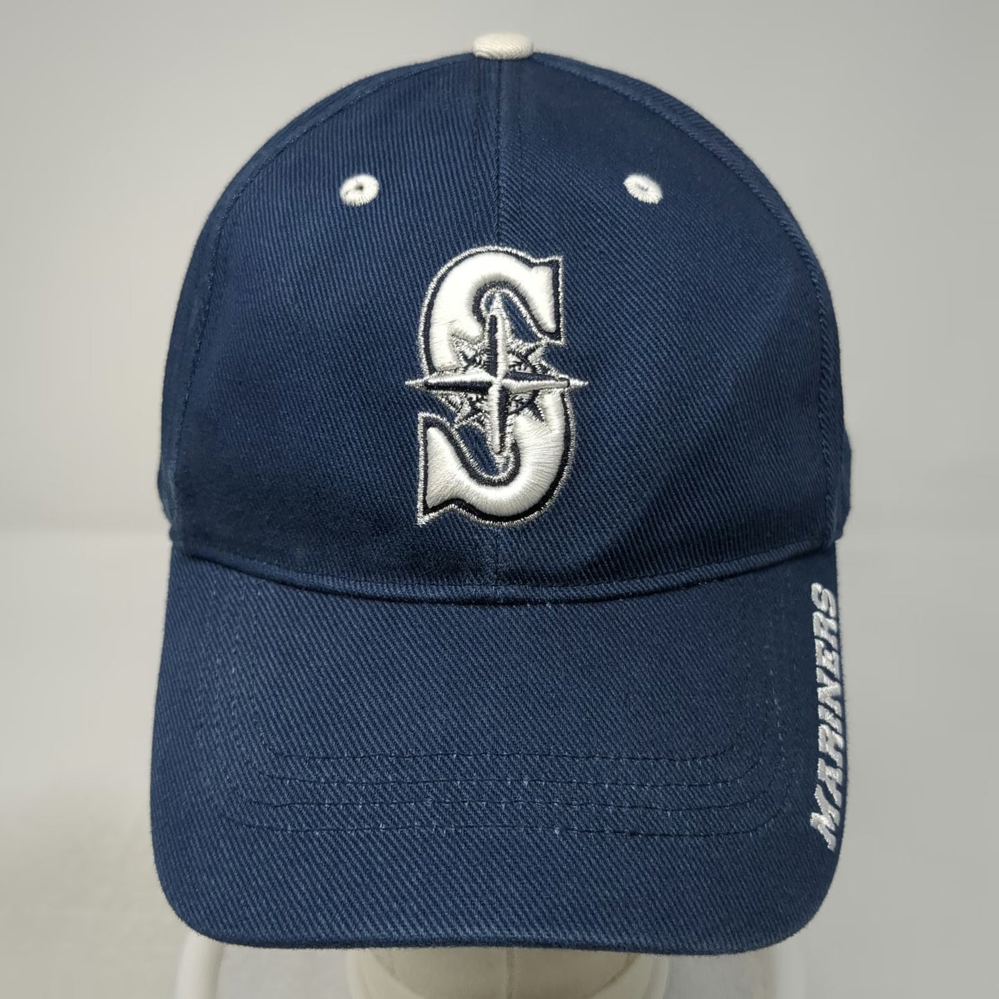 Seattle Mariners MLB T.E.I. Baseball Cap Blue OS Strapback Embroidered Logo Hat