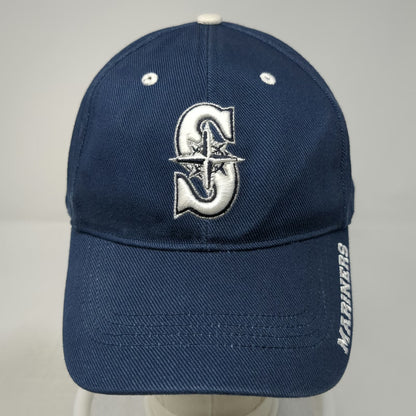 Seattle Mariners MLB T.E.I. Baseball Cap Blue OS Strapback Embroidered Logo Hat