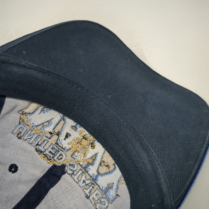 Eagle Crest Baseball Cap Blue One Size United States Navy Anchor Slideback Hat