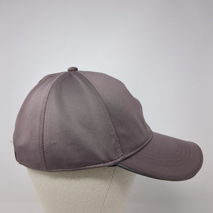 Unbranded Strapback Hat Purple One Size Adjustable Vented Holes 6 Panel Blank