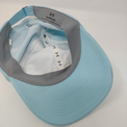 Under Armour Slideback Hat Blue OSFA Free Fit Adjustable Embroidered 6 Panel