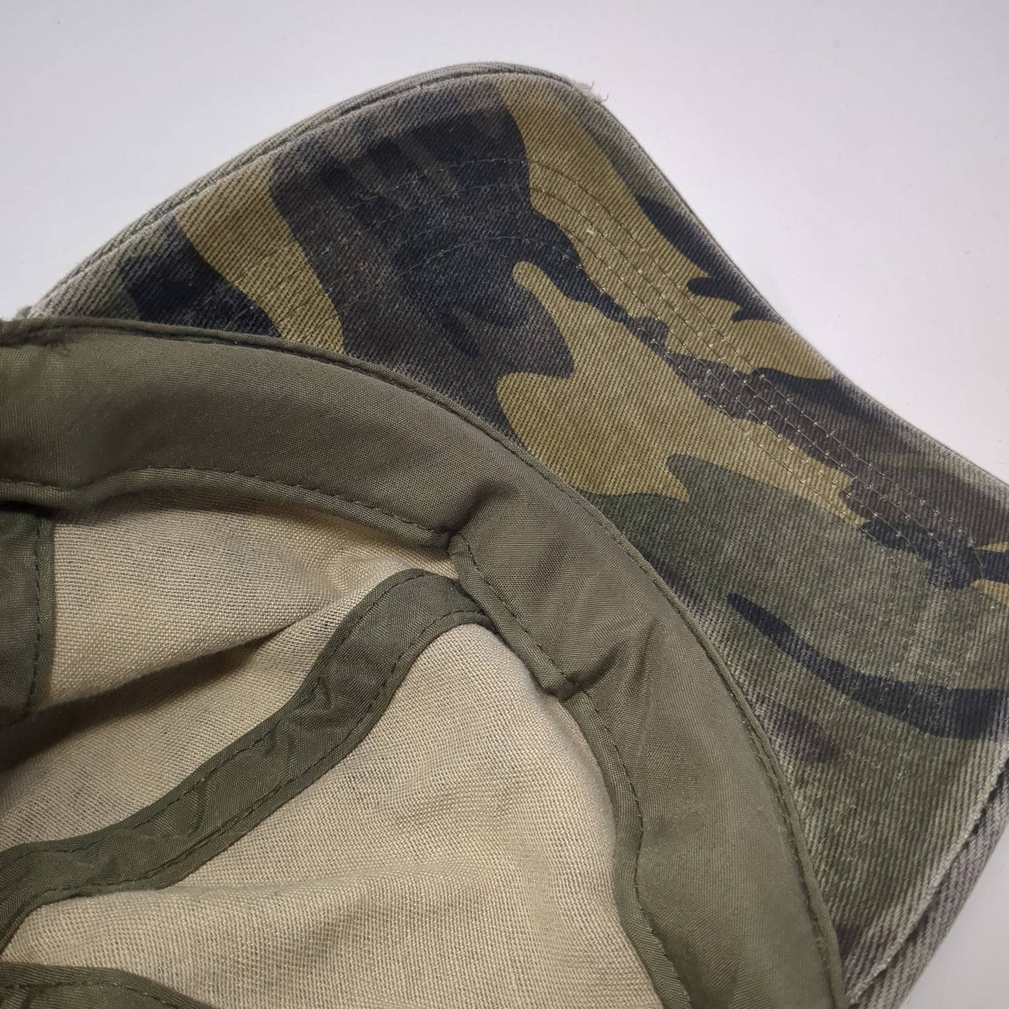 David And Young Baseball Cap Multicolor OS Adjustable Distressed Camouflage