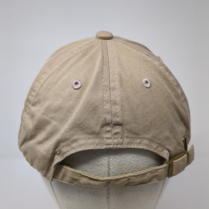 MAUI Slideback Hat Brown One Size Adjustable Embroidered Hawaiian Headwear