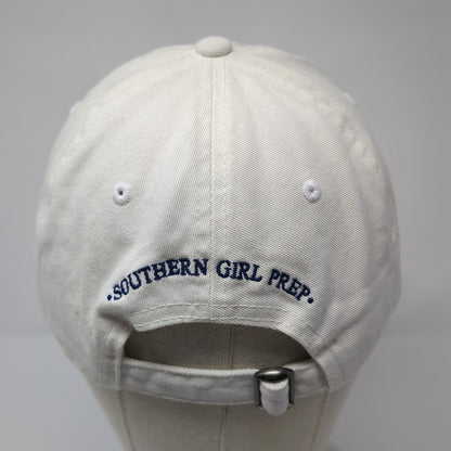 Southern Girl Prep Slideback Baseball Cap White One Size Adjustable Fahrenheit