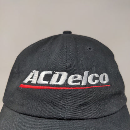 Cap America Men's Strapback Hat Black Embroidered AC Delco Lafayette Logo