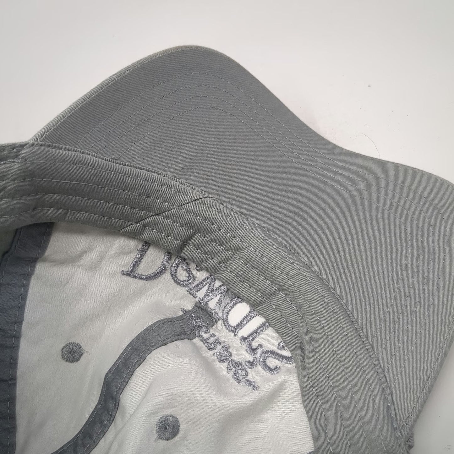 ahead Baseball Cap Gray One Size Dewar's ESTD 1846 Logo Embroidery Cotton Hat