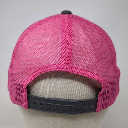 Richardson 112 Trucker Hat Black Pink One Size Disaster Response Mesh Snapback
