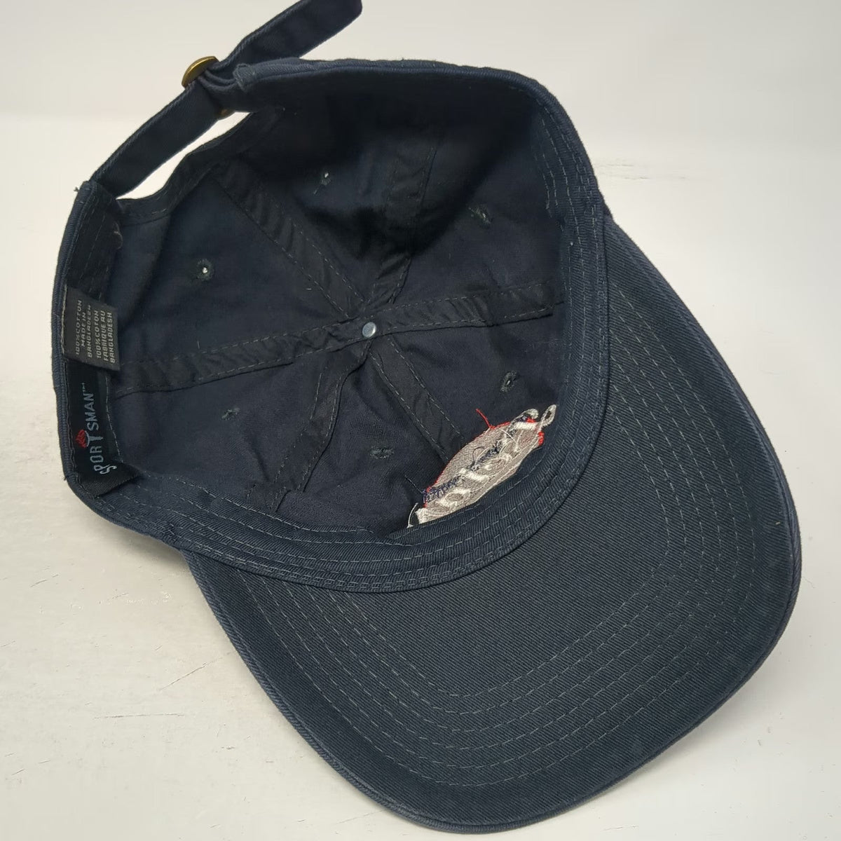 Sportsman Baseball Cap Blue One Size Betas Est 1839 Embroidered Cotton Hat