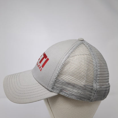 YETI Coolers Snapback Mesh Back Trucker Hat Gray One Size Embroidered