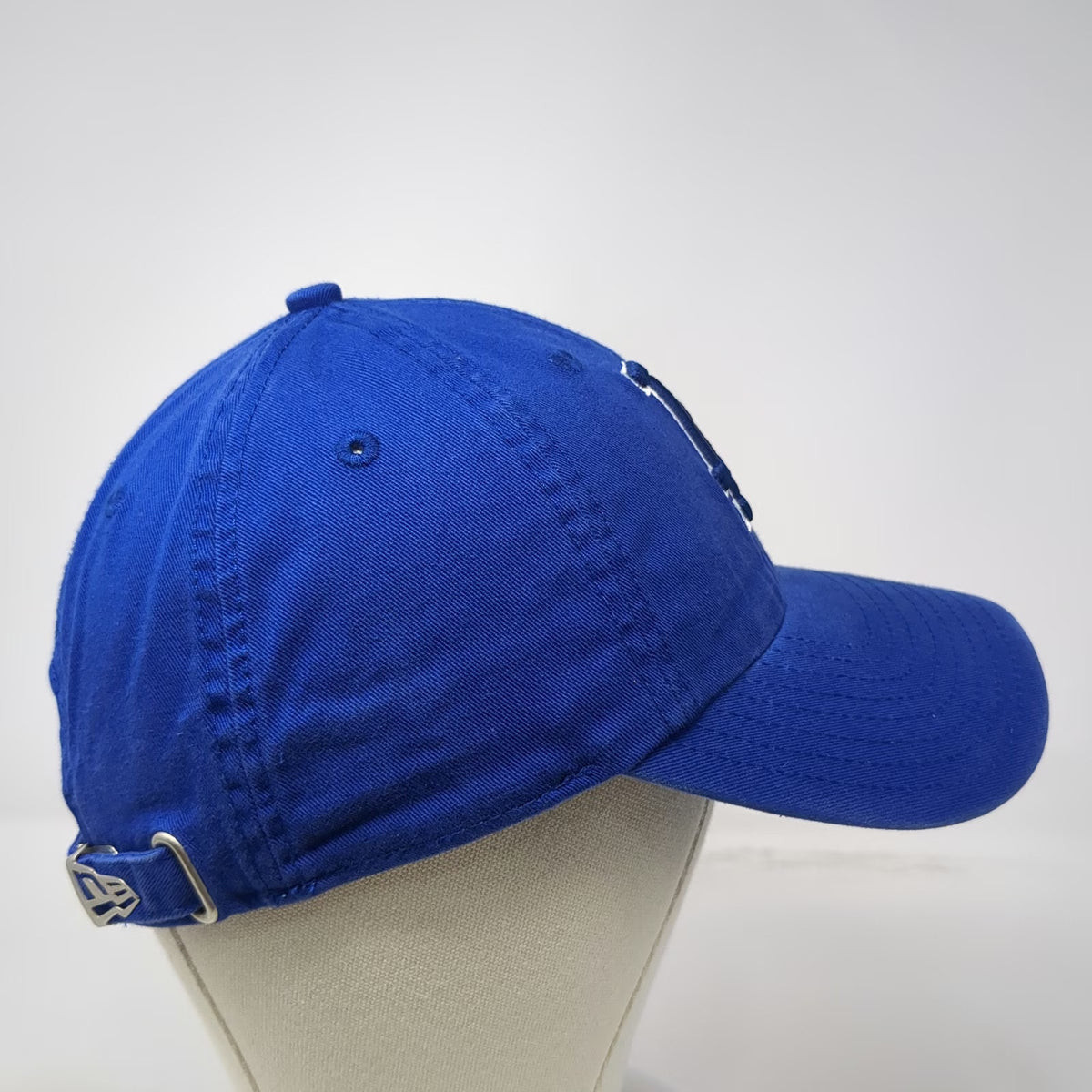 New Era Los Angeles Dodgers MLB Baseball Cap Blue One Size Slideback Cotton Hat