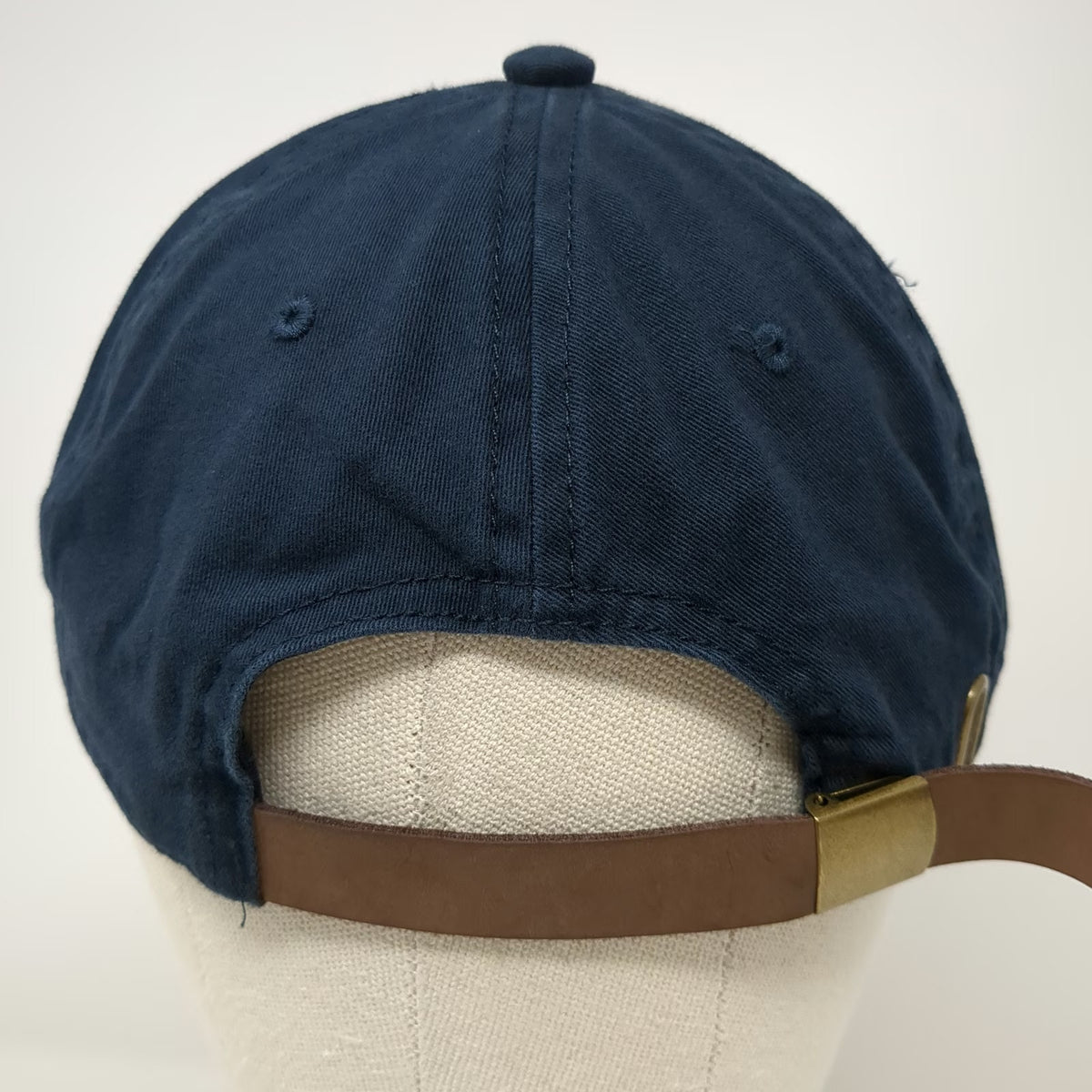 Goodfellow & Co Baseball Cap Blue One Size Strapback Leather Strap Cotton Hat