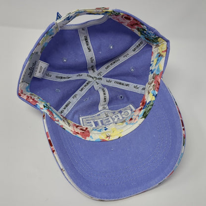 Crete Strapback Hat Blue One Size Adjustable 6 Panel Essencial Caps