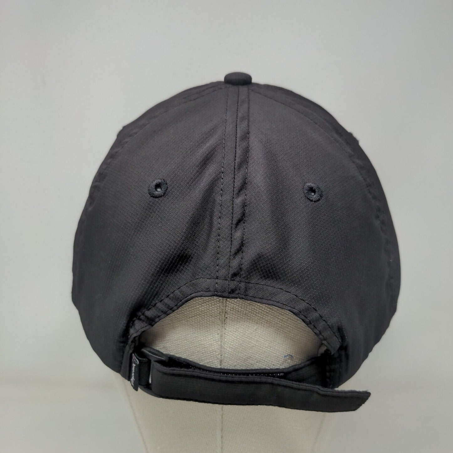 Imperial Strapback Hat Black OSFA Adjustable Embroidered Imperial