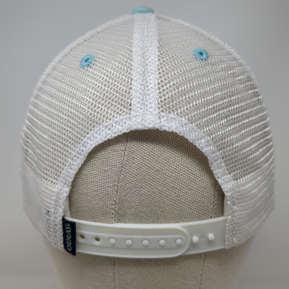 Ouray Trucker Hat Blue One Size Grand Canyon Embroidered Mesh Snapback Hiking
