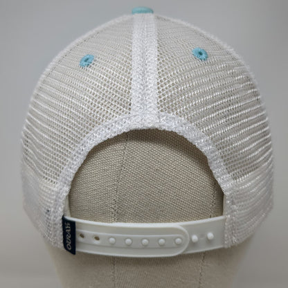 Ouray Trucker Hat Blue One Size Grand Canyon Embroidered Mesh Snapback Hiking